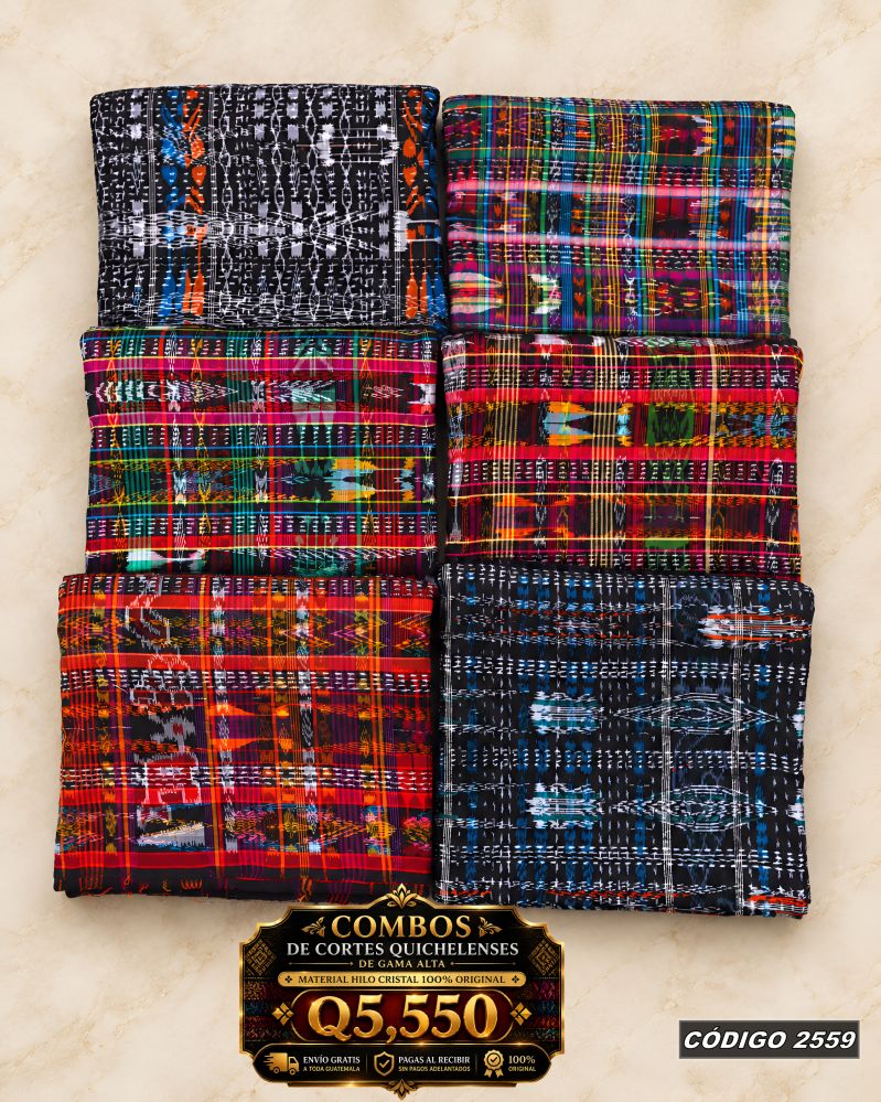 Combo 6 Cortes Típicos 8 Varas Q5,550 | COD 2559 | Típicas Unidas