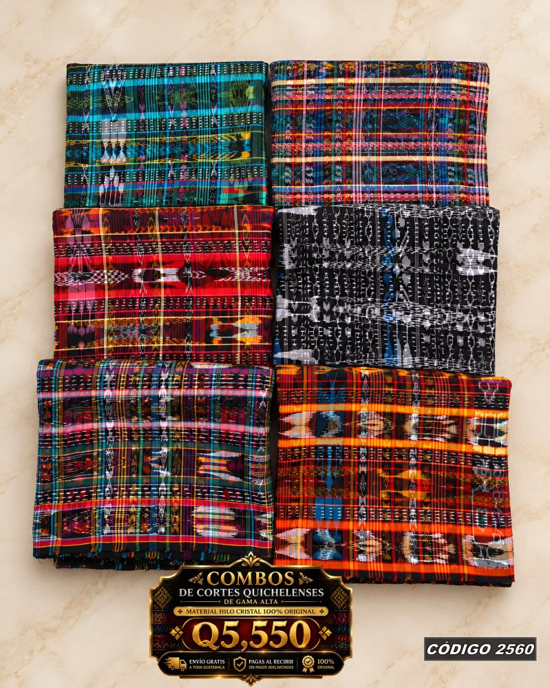 Combo 6 Cortes Típicos 8 Varas Q5,550 | COD 2560 | Típicas Unidas