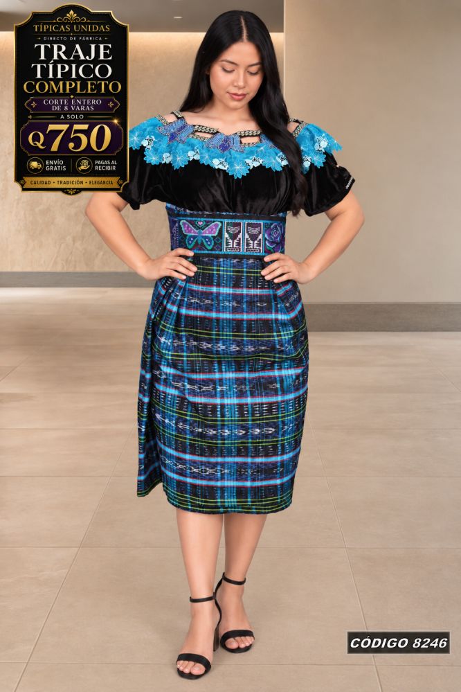 Traje Típico Diseño Nuevo precio Q1,350 código 8246 - Típicas Unidas Guatemala