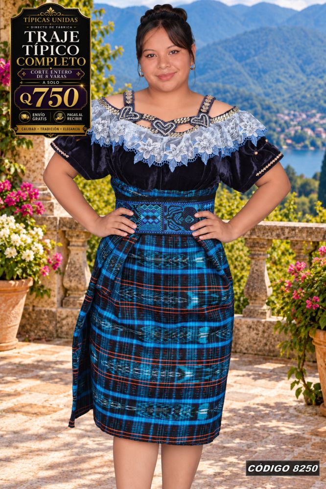 Traje Típico Diseño Nuevo precio Q1,350 código 8310 - Típicas Unidas Guatemala