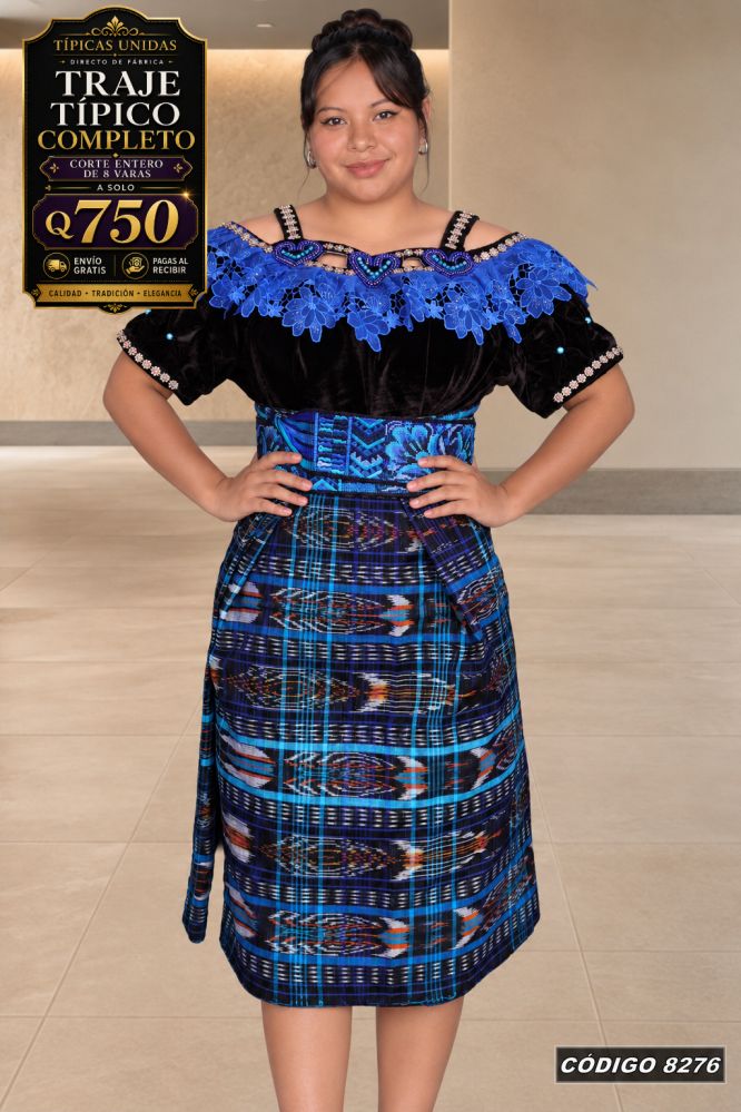 Traje Típico Diseño Nuevo precio Q1,350 código 8311 - Típicas Unidas Guatemala