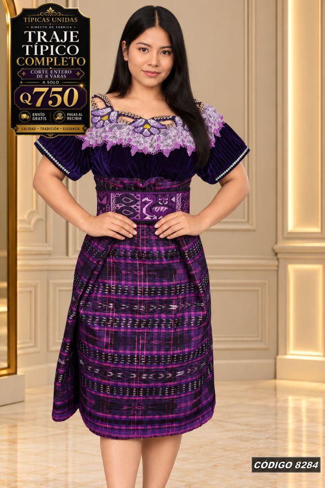 Traje Típico Diseño Nuevo precio Q1,350 código 8284 - Típicas Unidas Guatemala