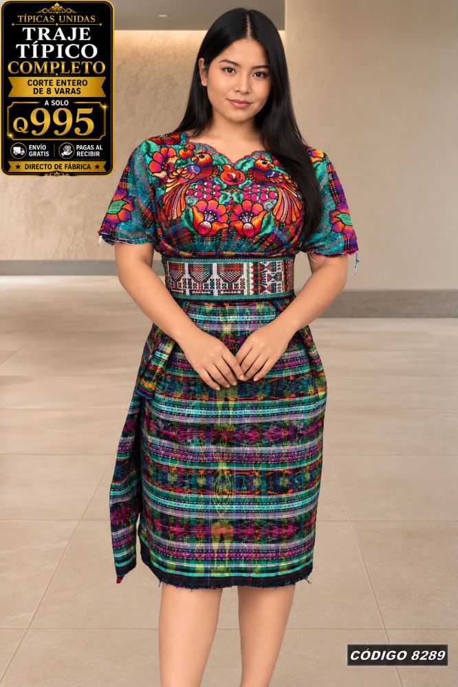 Traje Típico Diseño Nuevo precio Q1,350 código 8290 - Típicas Unidas Guatemala