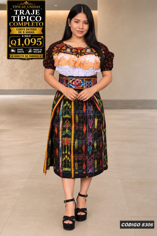 Traje Típico Diseño Nuevo precio Q1,350 código 8306 - Típicas Unidas Guatemala