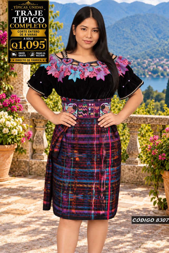 Traje Típico Diseño Nuevo precio Q1,350 código 8307 - Típicas Unidas Guatemala