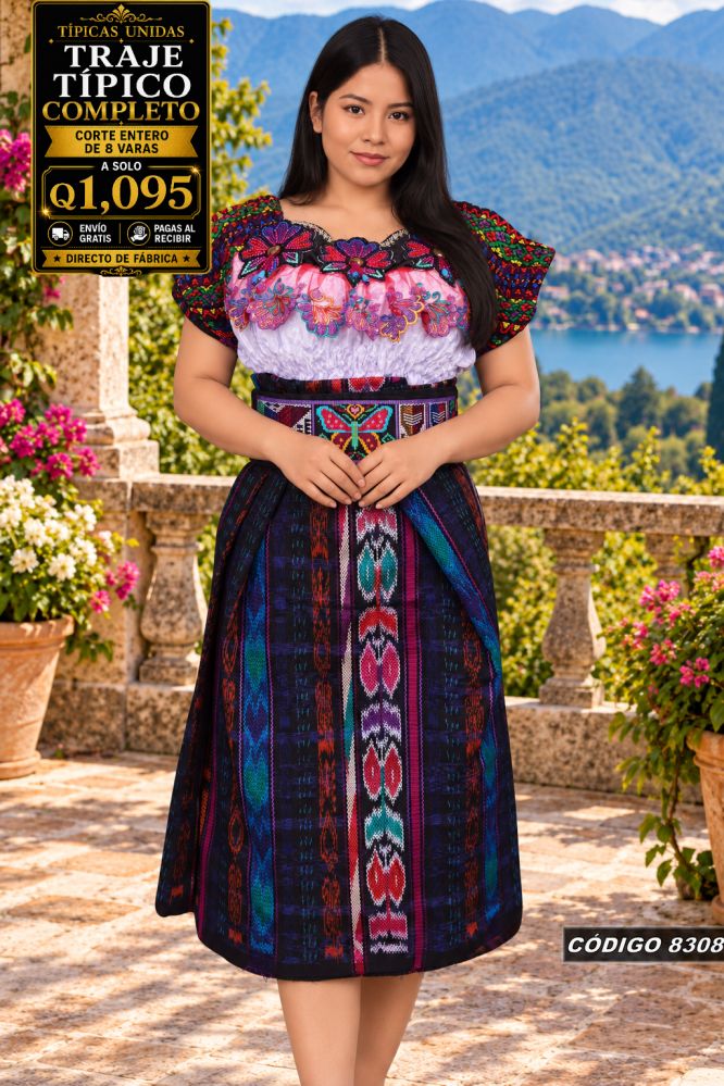 Traje Típico Diseño Nuevo precio Q1,350 código 9955 - Típicas Unidas Guatemala