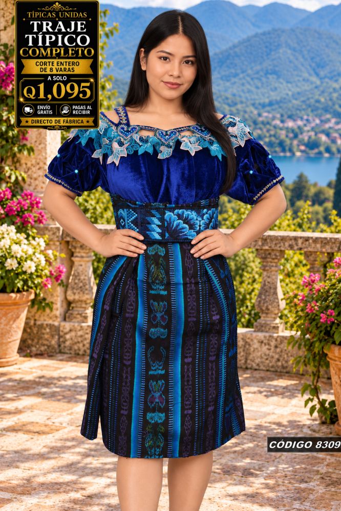 Traje Típico Diseño Nuevo precio Q1,350 código 8309 - Típicas Unidas Guatemala
