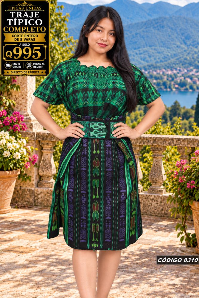 Traje Típico Diseño Nuevo precio Q1,350 código 8310 - Típicas Unidas Guatemala