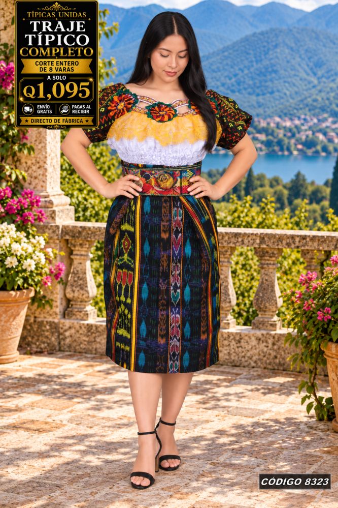 Traje Típico Diseño Nuevo precio Q1,350 código 8323 - Típicas Unidas Guatemala