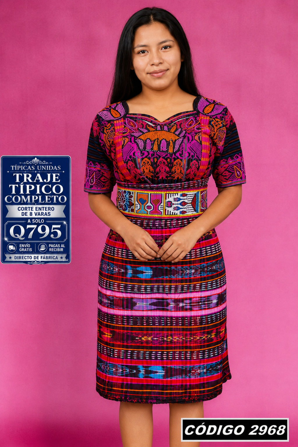 ✨ Traje Típico Completo — Q795 | COD 2968