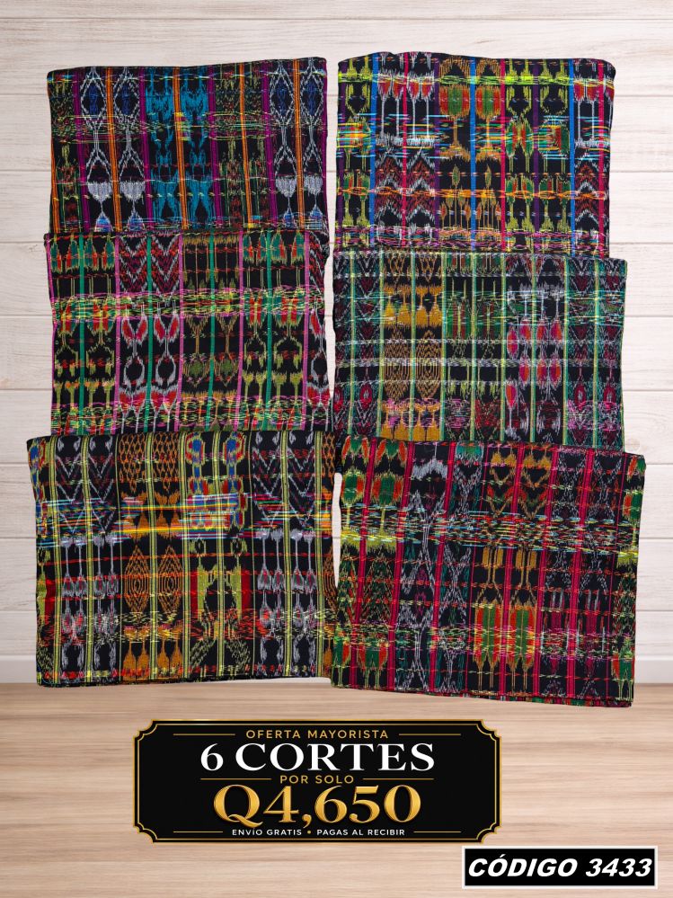 🔥 Combo de 6 Cortes — Q4,650 | COD 3433