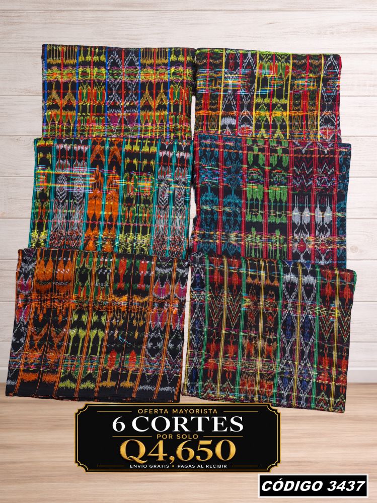 🔥 Combo de 6 Cortes — Q4,650 | COD 3437