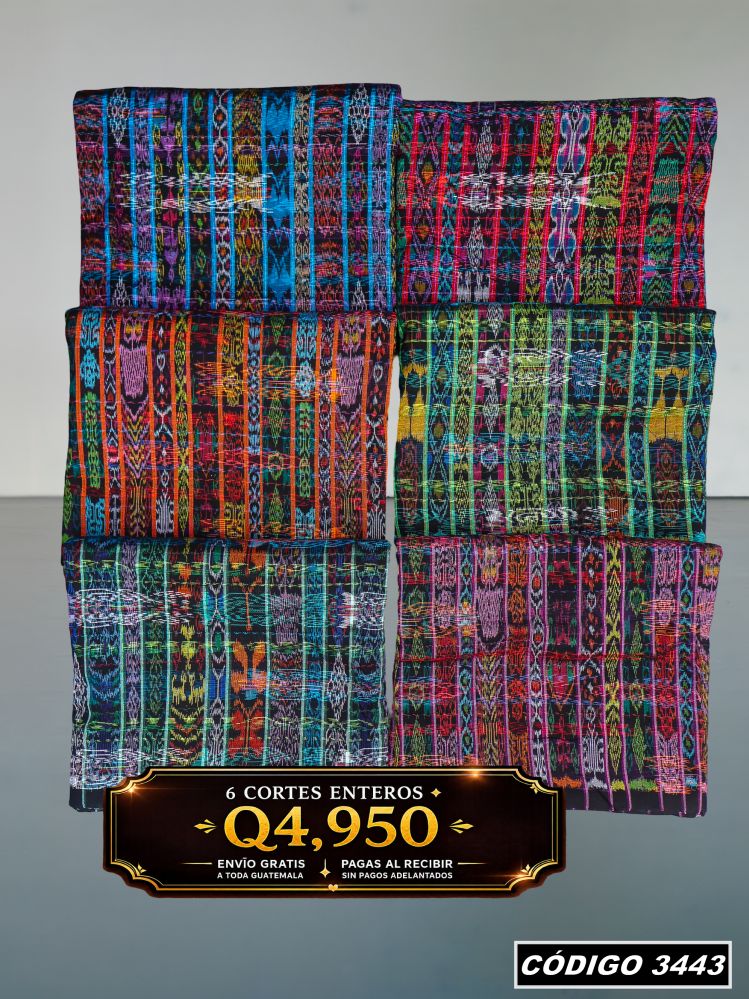 🔥 Combo de 6 Cortes — Q4,950 | COD 3443