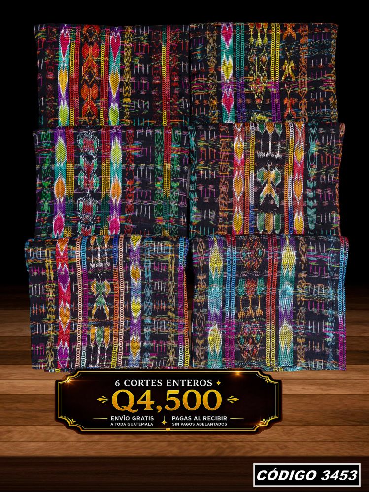 🔥Combo de 6 Cortes — Q4,500 | COD 3453