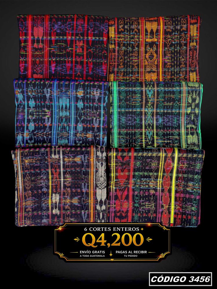 🔥 Combo de 6 Cortes — Q4,200 | COD 3456