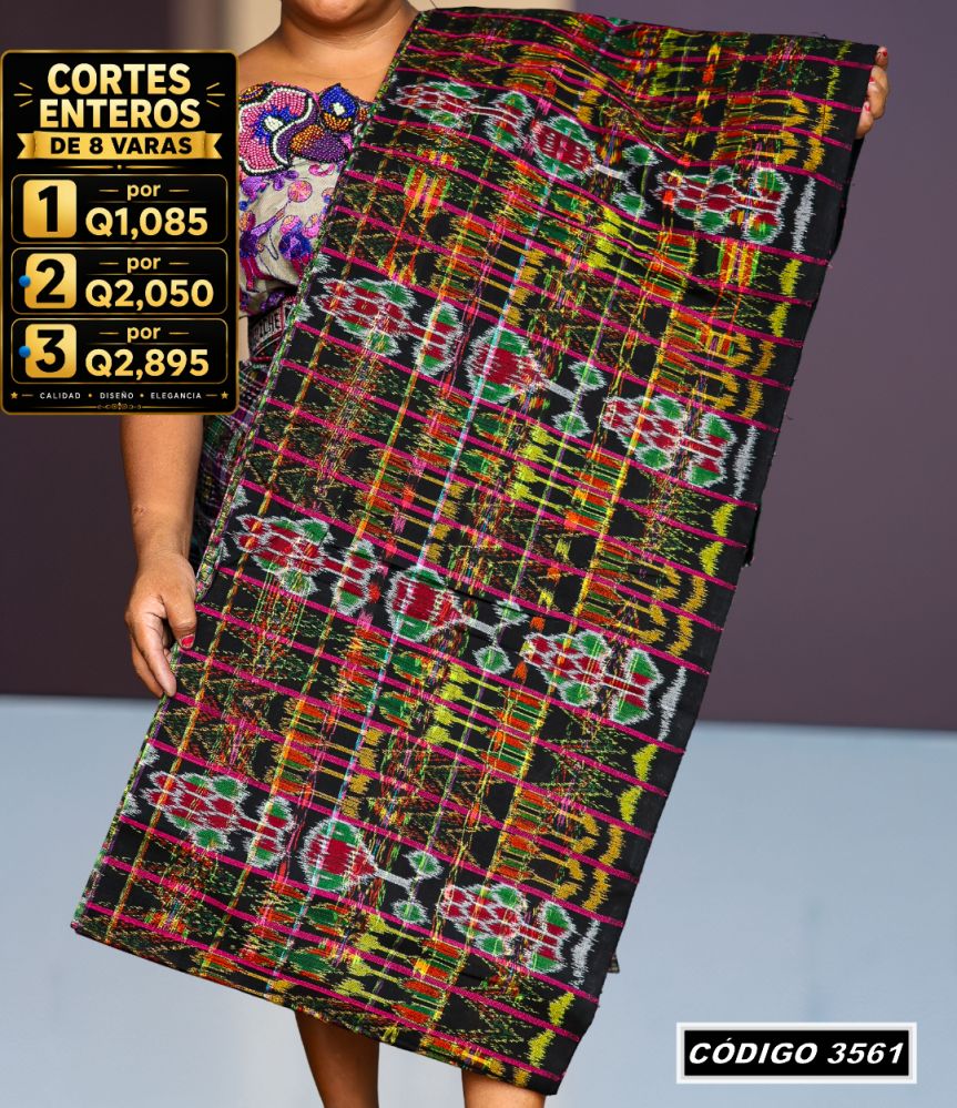 ✨ Corte Típico Hilo de Cristal 8 Varas — Q1085 | COD 3561