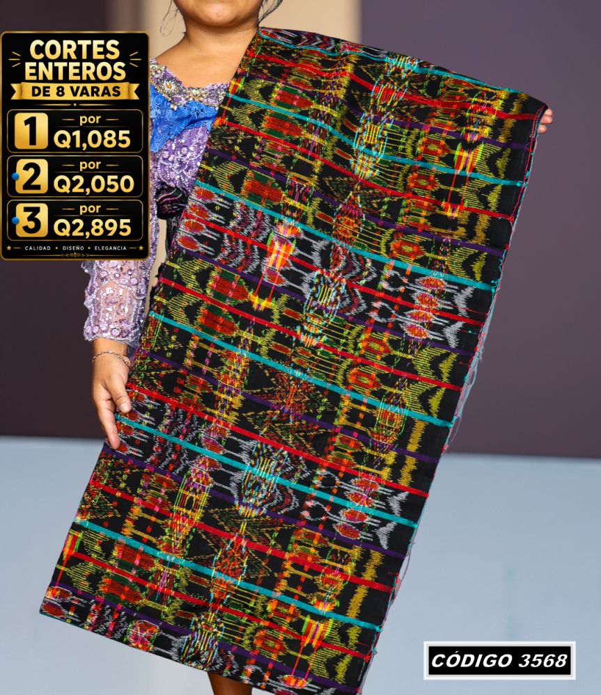 ✨ Corte Típico Hilo de Cristal 8 Varas — Q1085 | COD 3568