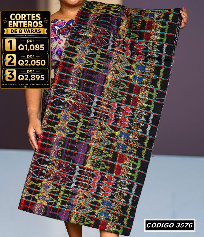 ✨ Corte Típico Hilo de Cristal 8 Varas — Q1085 | COD 3576