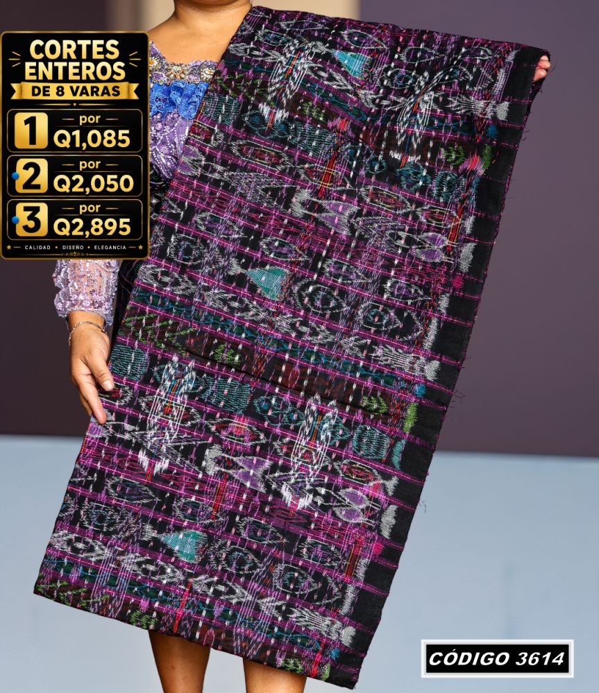 ✨ Corte Típico Hilo Alemán 8 Varas — Q950 | COD 3614