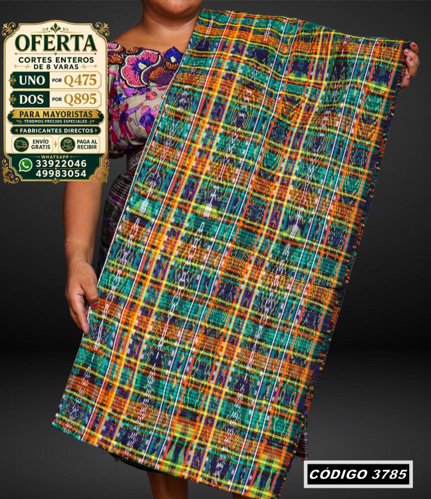 ✨ Corte Típico 8 Varas — Q475 | COD 3785