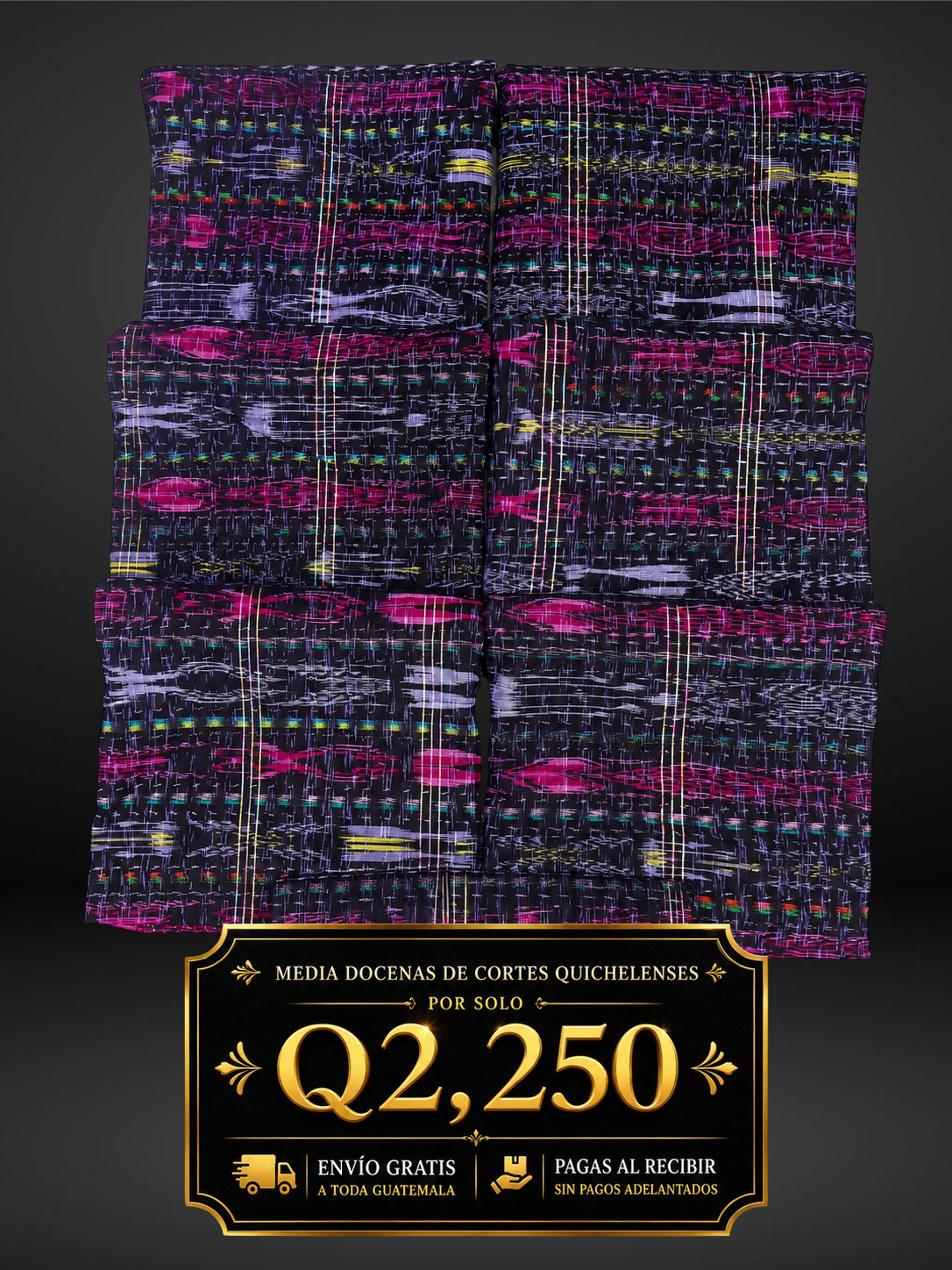 🔥Combo de 6 Cortes — Q2,250 | COD 4025