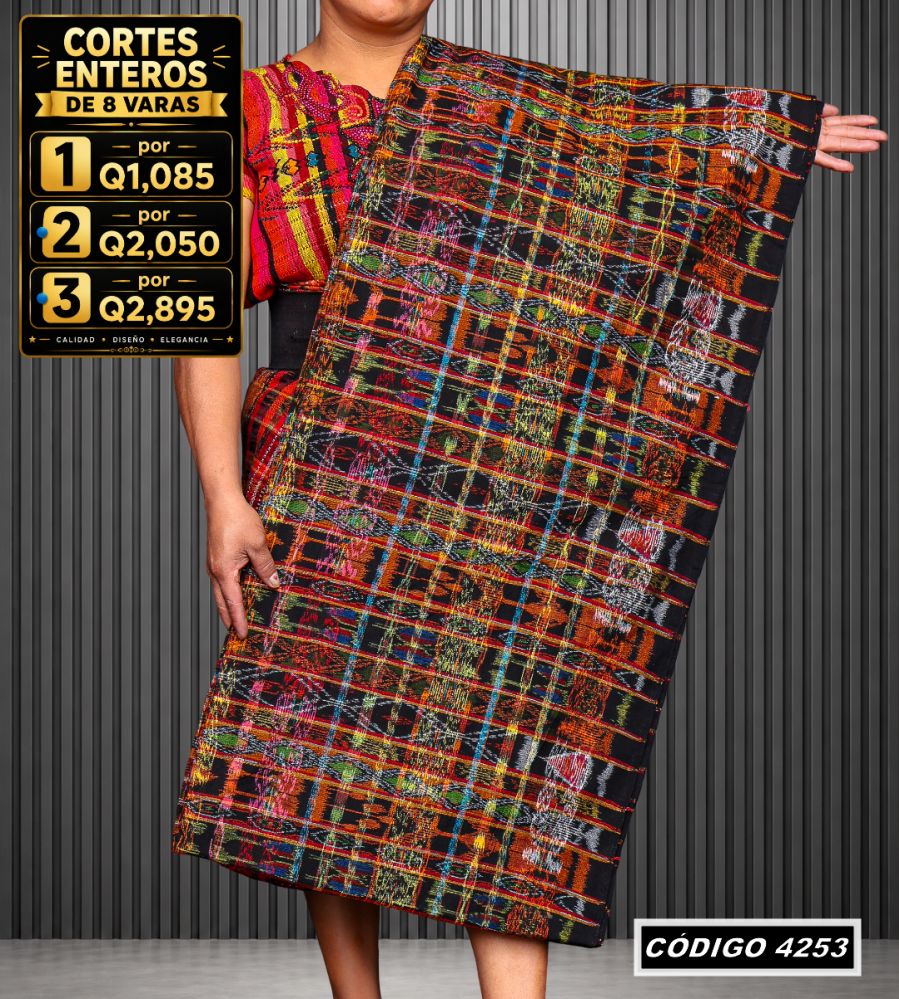 ✨ Corte Típico Hilo de Cristal 8 Varas — Q1085 | COD 4253