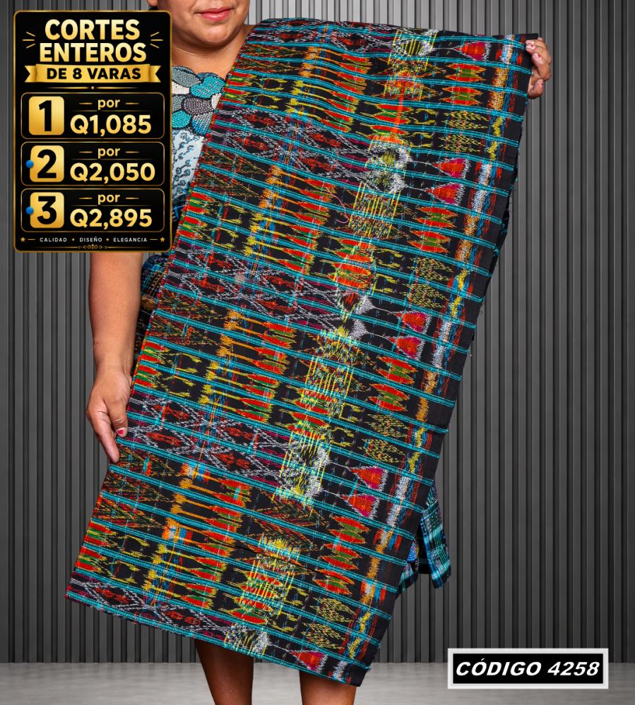 ✨ Corte Típico Hilo de Cristal 8 Varas — Q1085 | COD 4258