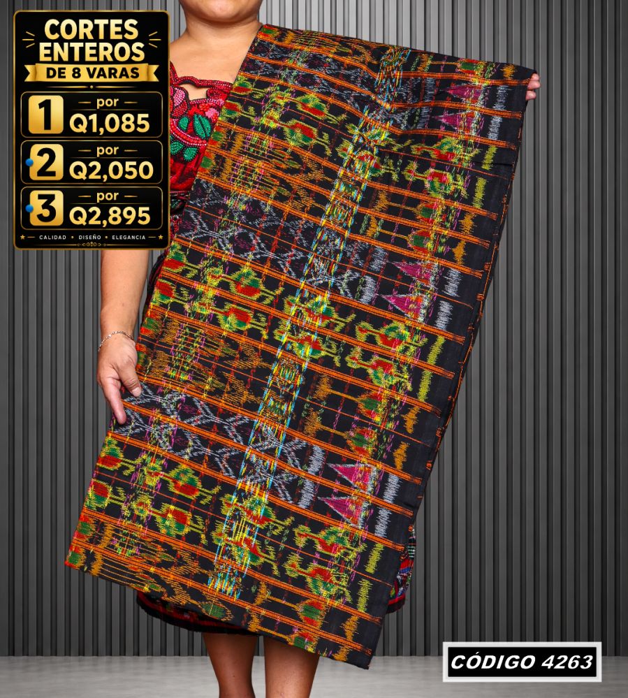✨ Corte Típico Hilo de Cristal 8 Varas — Q1085 | COD 4263