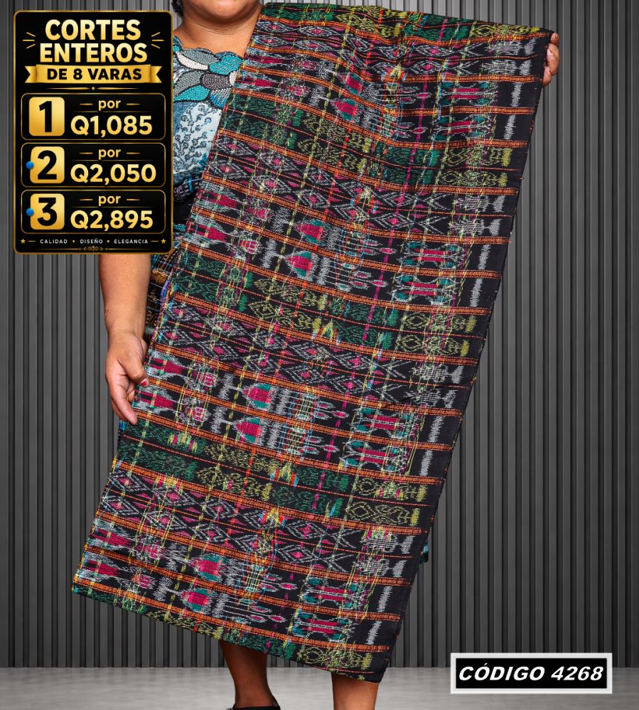 ✨ Corte Típico Hilo de Cristal 8 Varas — Q1085 | COD 4268