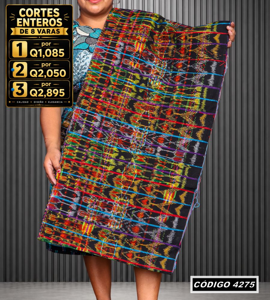 ✨ Corte Típico Hilo de Cristal 8 Varas — Q1085 | COD 4275