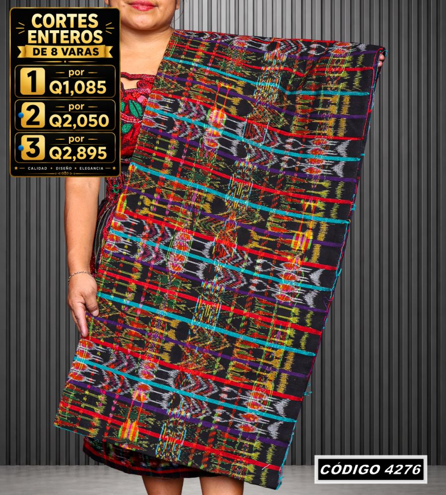 ✨ Corte Típico Hilo de Cristal 8 Varas — Q1085 | COD 4276