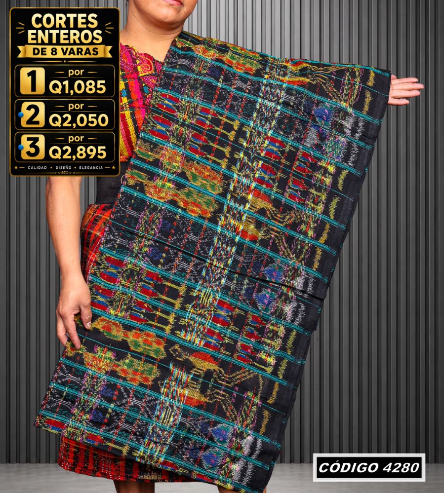 ✨ Corte Típico Hilo de Cristal 8 Varas — Q1085 | COD 4280