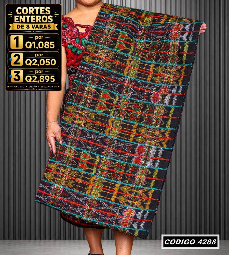 ✨ Corte Típico Hilo de Cristal 8 Varas — Q1085 | COD 4288