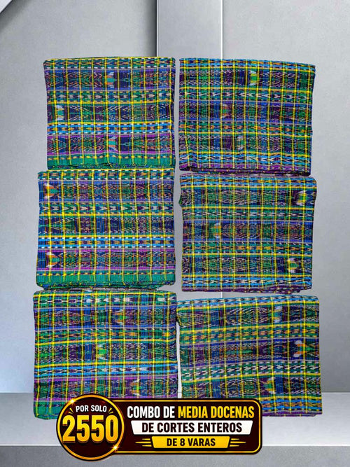 Combo 6 Cortes Típicos 8 Varas Q2,550 | Precio de fábrica | COD 4316 | Típicas Unidas