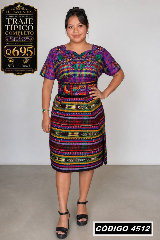 ✨ Traje Típico Completo — Q695 | COD 4512