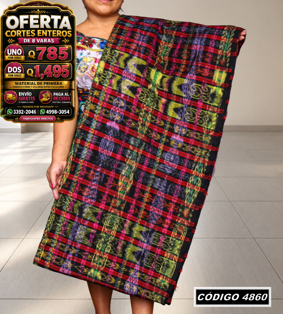 ✨ Corte Típico Hilo Alemán 8 Varas — Q785 | COD 4860