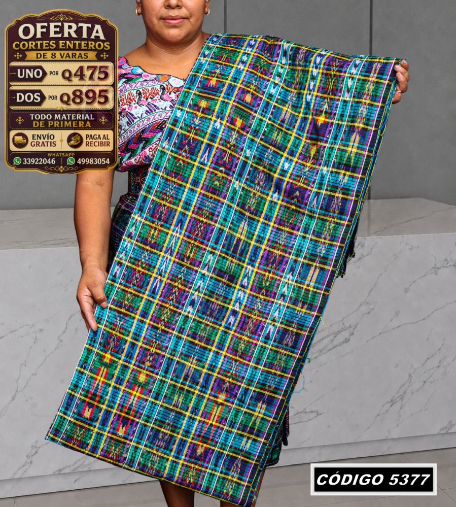 ✨ Corte Típico 8 Varas — Q475 | COD 5377