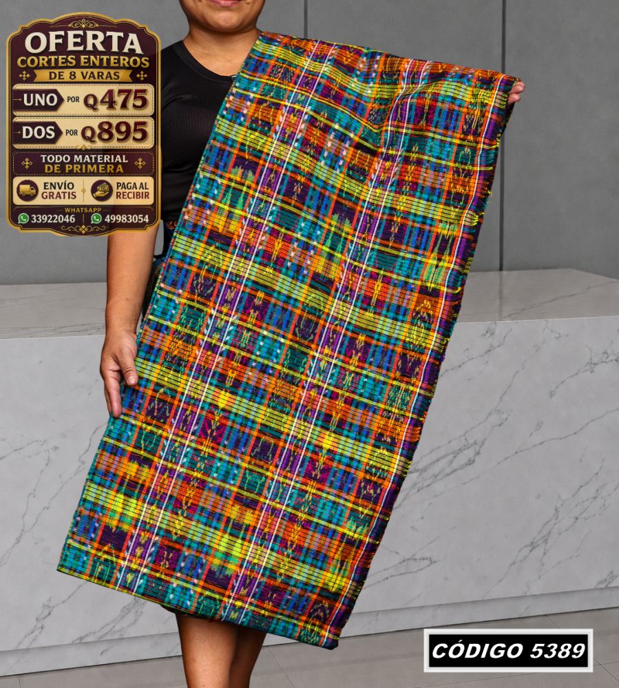✨ Corte Típico 8 Varas — Q475 | COD 5389