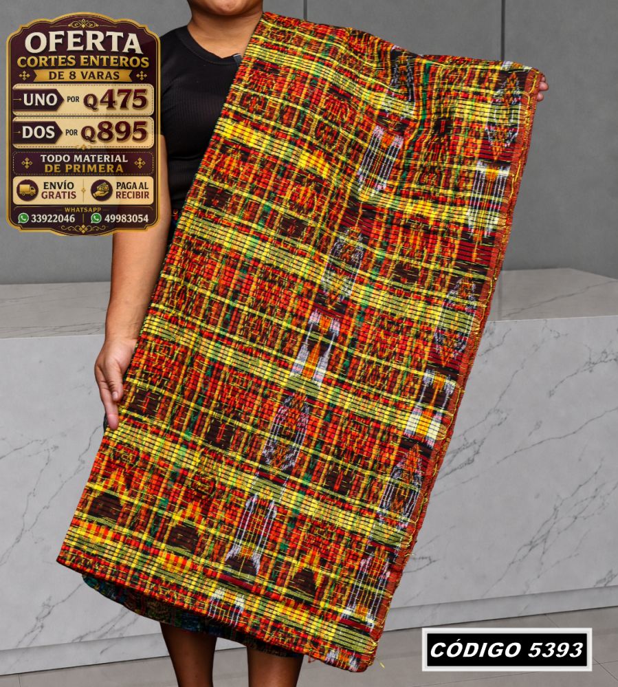 ✨ Corte Típico 8 Varas — Q475 | COD 5393