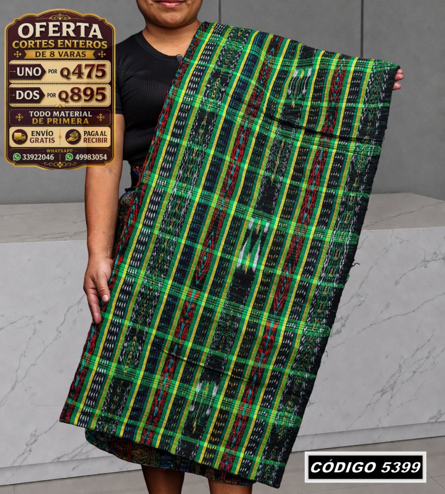 ✨ Corte Típico 8 Varas — Q475 | COD 5399