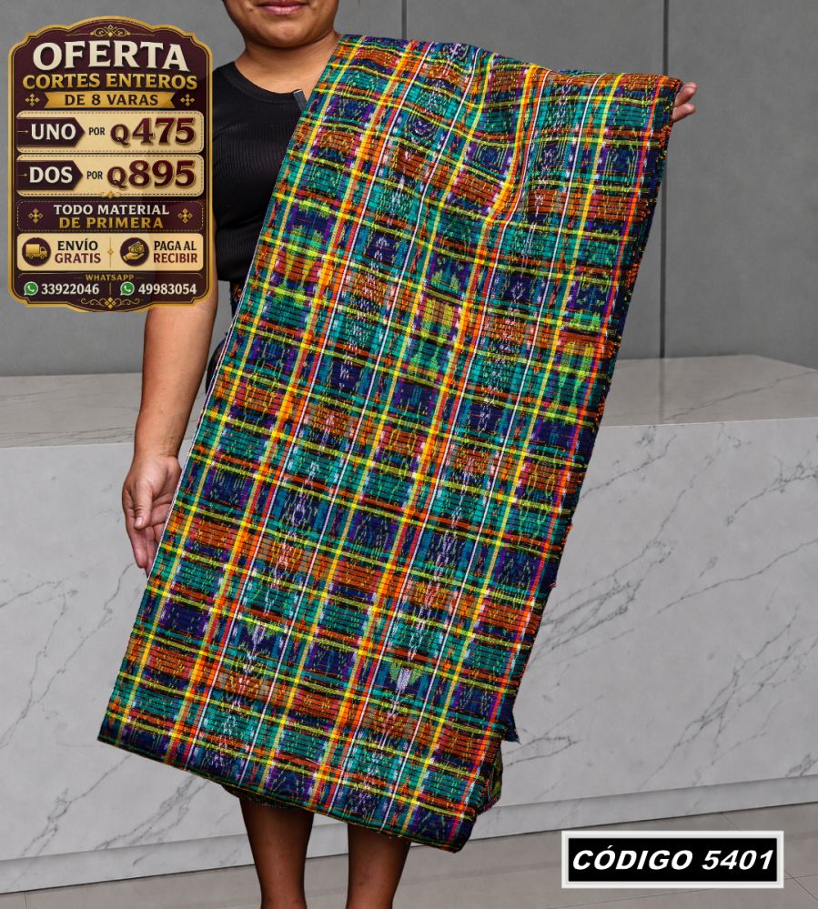 ✨ Corte Típico 8 Varas — Q475 | COD 5401