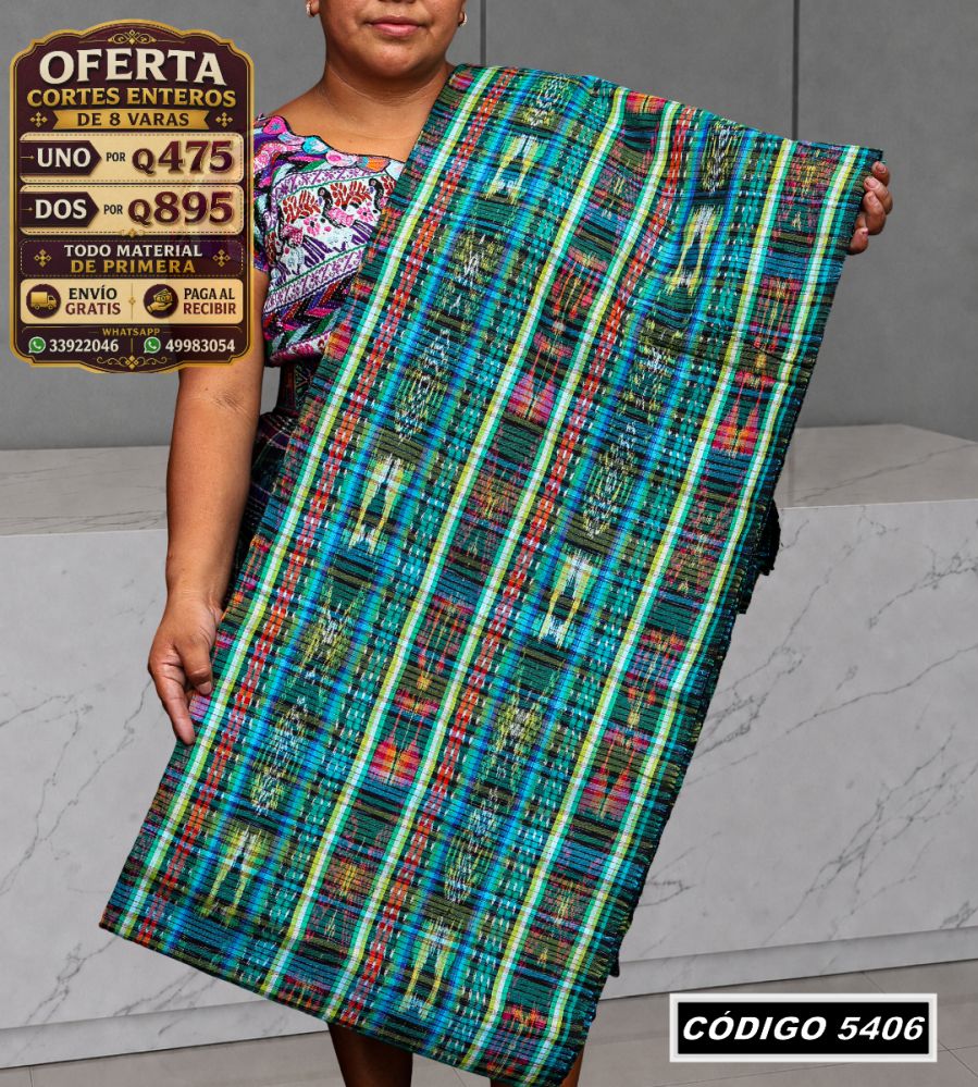 ✨ Corte Típico 8 Varas — Q475 | COD 5406