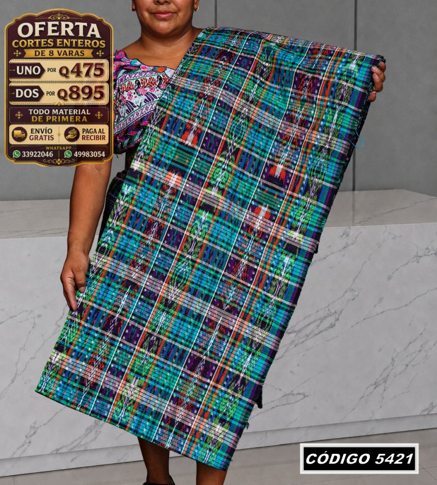 ✨ Corte Típico 8 Varas — Q475 | COD 5421