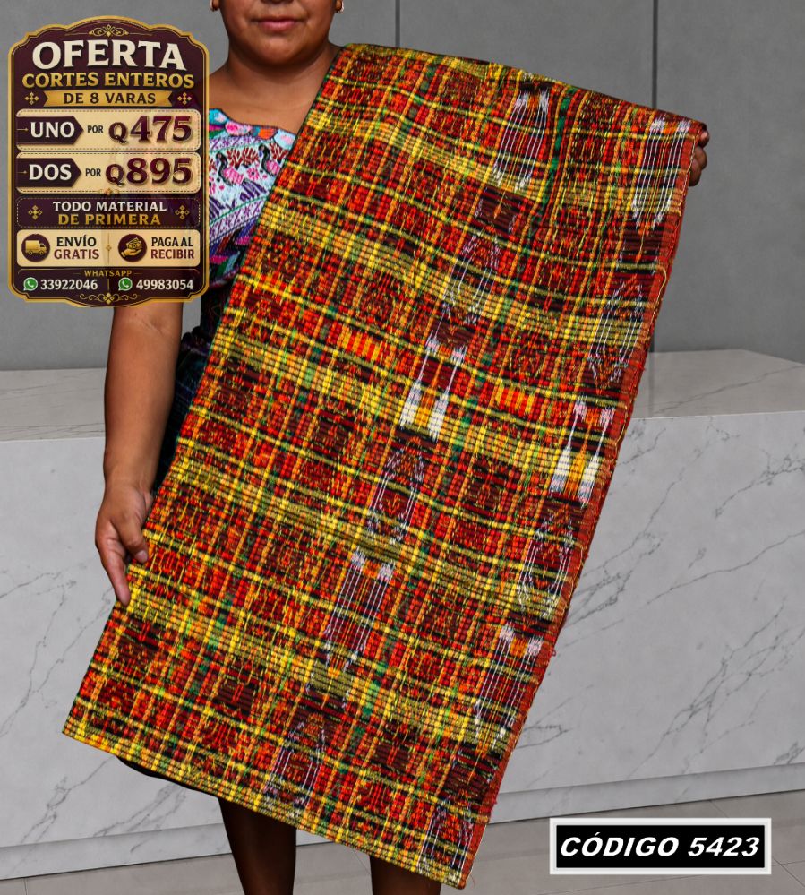 ✨ Corte Típico 8 Varas — Q475 | COD 5423