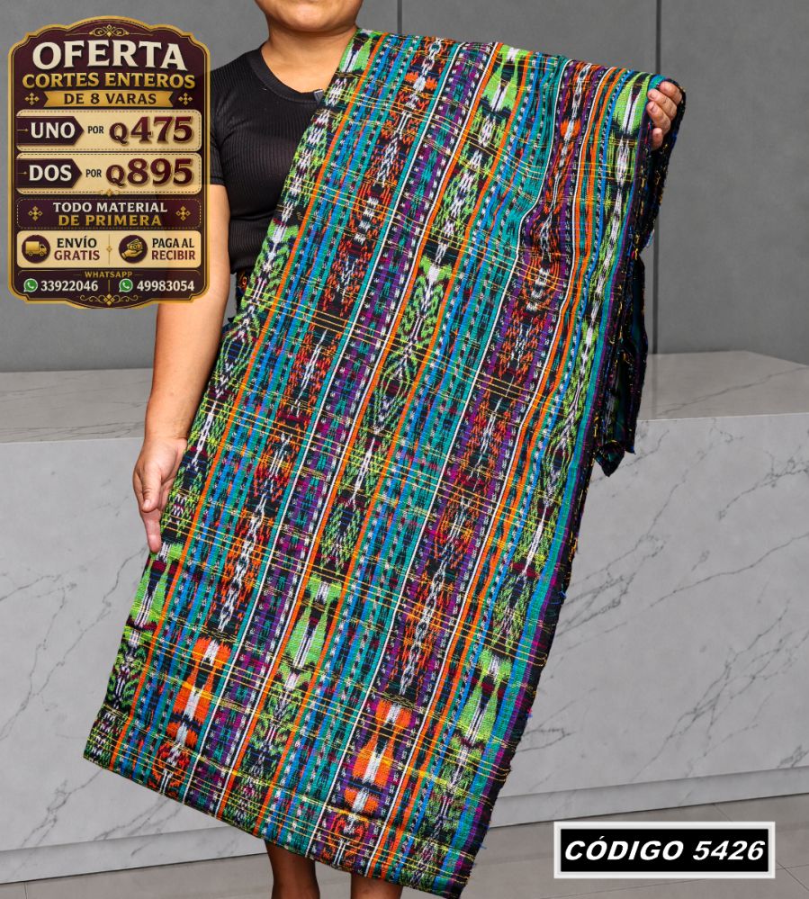 ✨ Corte Típico 8 Varas — Q475 | COD 5426