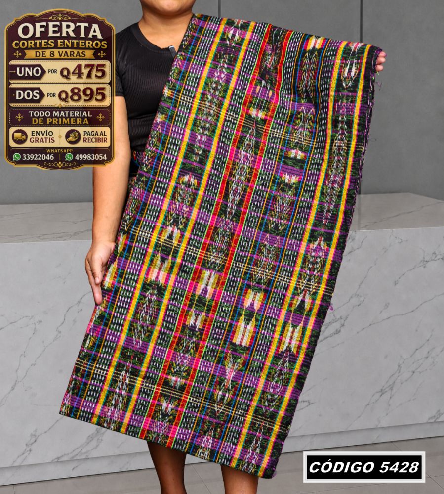 ✨ Corte Típico 8 Varas — Q475 | COD 5428