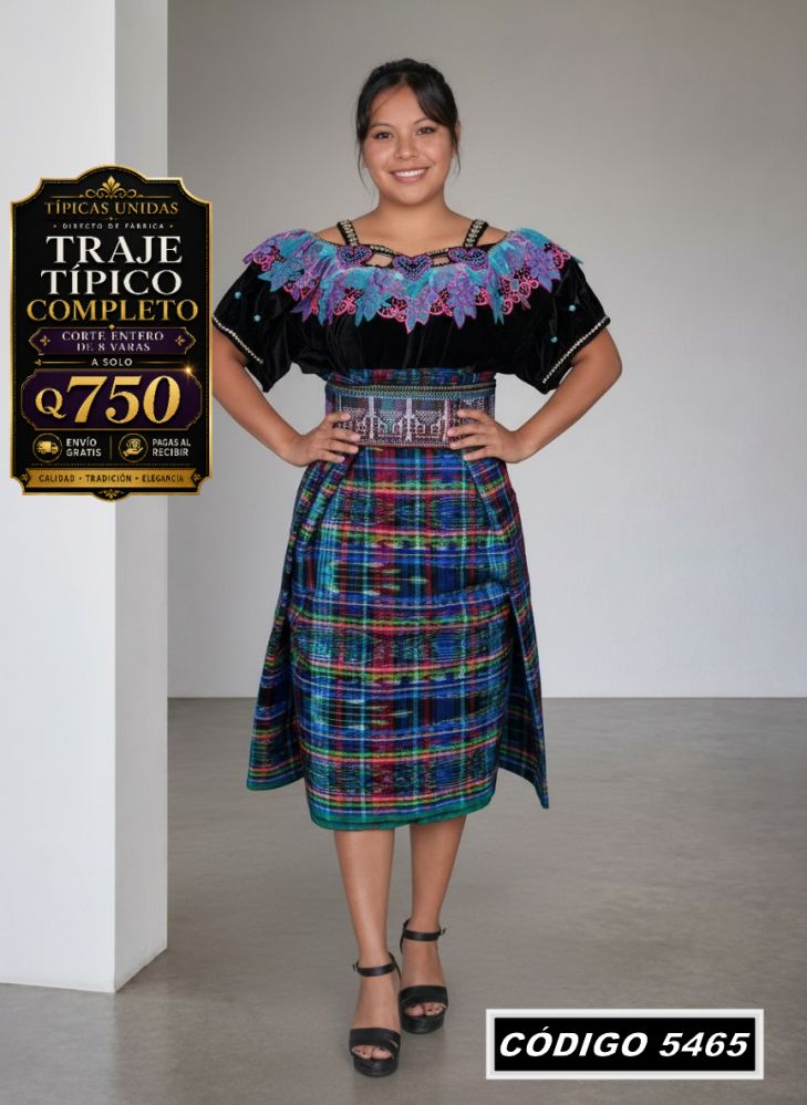 ✨ Traje Típico Completo — Q750 | COD 5465