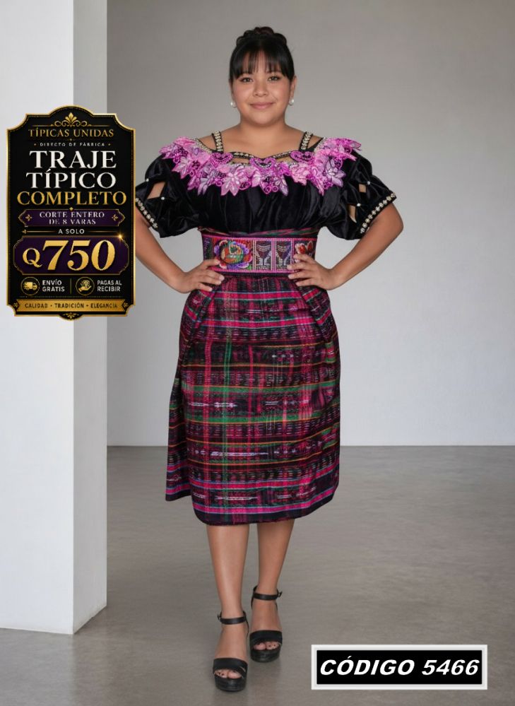 ✨ Traje Típico Completo — Q750 | COD 5466