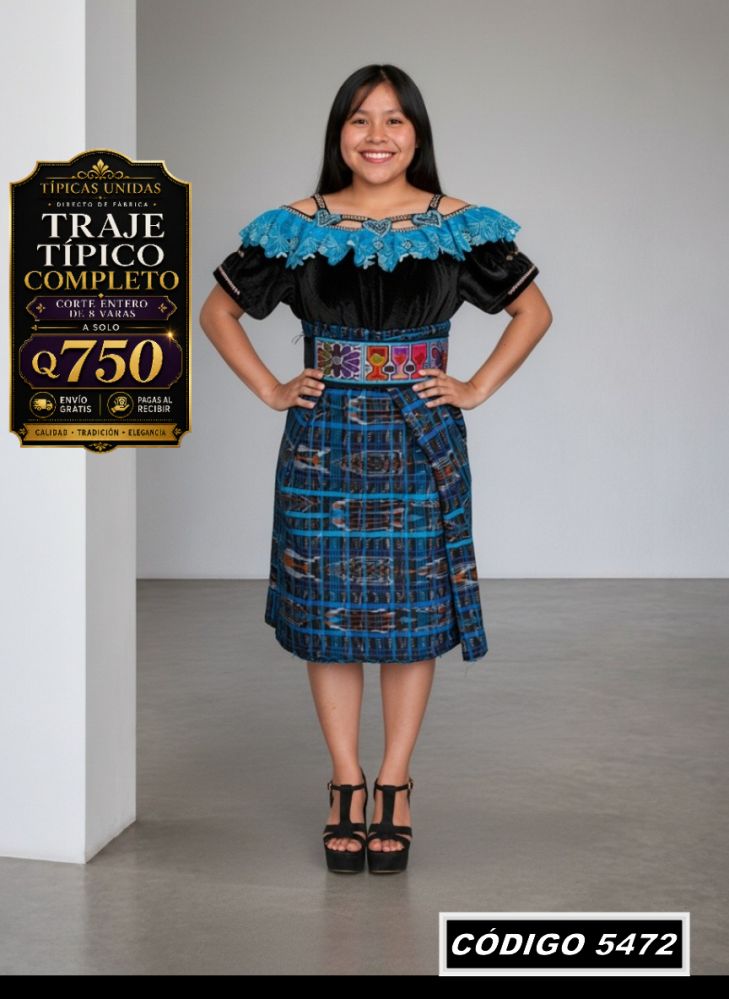 ✨ Traje Típico Completo — Q750 | COD 5472