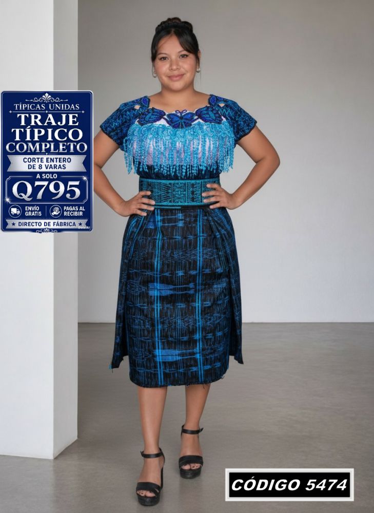 ✨ Traje Típico Completo — Q795 | COD 5474
